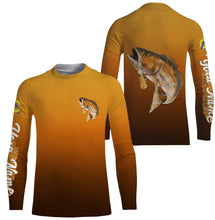 Load image into Gallery viewer, Redfish fishing custom name with Redfish drinking beer ChipteeAmz&#39;s art UV protection shirts AT013