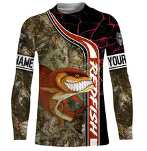 Load image into Gallery viewer, Redfish puppy drum fishing custom name with ChipteeAmz&#39;s art UV protection shirts AT021