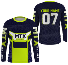 Load image into Gallery viewer, MTX Racing Jersey UPF30+ Personalized Motocross Riders Dirt Bike Shirt Off-road Motorcycle Jersey| NMS664