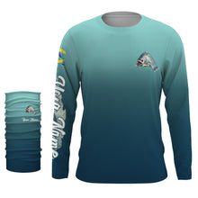 Load image into Gallery viewer, Speckled Trout fishing custom name with Trout drinking beer ChipteeAmz&#39;s art UV protection shirts AT014