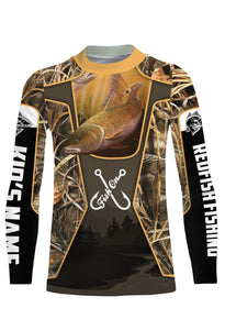 Redfish Customized Fish on 3D All over printed Long sleeve, hoodie, Zip up hoodie - FSA26