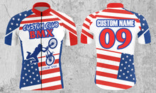 Load image into Gallery viewer, BMX Custom Cycling Jersey Mens Long&amp;Short Sleeve US Bicycle Motocross American Bike Extreme Sport| NMS792