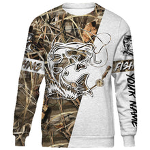 Load image into Gallery viewer, Personalized catfish fishing tattoo full printing shirt, long sleeve, hoodie, zip up - TATS2
