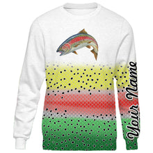 Load image into Gallery viewer, Personalized rainbow trout fishing 3D full printing shirt for adult and kid - TATS54