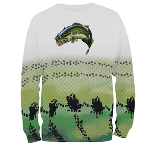 Bass fishing customize name all over print long sleeves fishing shirts, hoodie, zip up, shorts personalized gift TATS68