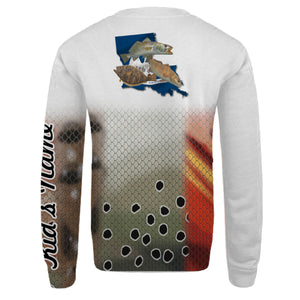 Personalized Louisiana Texas slam fishing 3D full printing shirt for adult and kid - TATS25