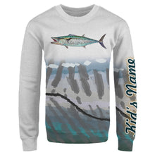 Load image into Gallery viewer, King fish king fishing shirts saltwater personalized custom fishing apparel shirts PQB10