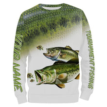 Load image into Gallery viewer, Bass tournament fishing customize name all over print shirts personalized gift FSA39