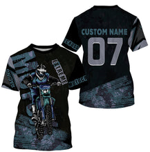 Load image into Gallery viewer, Personalized Motocross Jersey UPF 30+, Extreme Motocross Racing Shirt, Off-Road Long Sleeves Adult &amp; Kid| NMS678