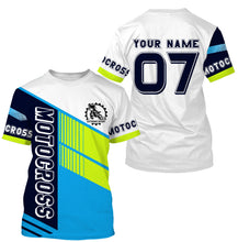 Load image into Gallery viewer, Custom Motocross Jersey UPF30+ Extreme Dirt Bike MX Racing Adult&amp;Kid Off-Road Motorcycle Shirt| NMS773