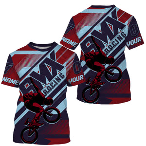 BMX racing jersey Custom UPF30+ Freestyle stunt riding shirts off-road Cycling adult kid racewear| SLC38