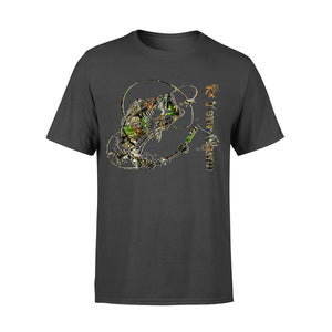 Bass fishing camo personalized bass fishing tattoo shirt perfect gift - Standard T-shirt - TTN