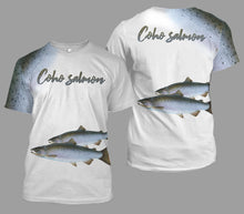 Load image into Gallery viewer, Coho salmon fishing full printing