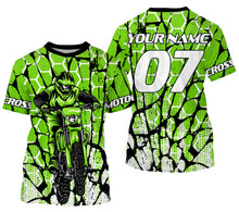 Load image into Gallery viewer, Motocross Racing Personalized Jersey UPF30+ Adults&amp;Kids, Dirt Bike Motorcycle Off-road Riders| NMS594