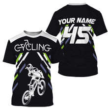 Load image into Gallery viewer, Personalized Cycling Jersey Long Sleeve for Adult Shirt, Mountain Biking Jersey MTB Jersey Cycling JTS420