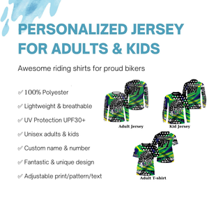 BMX 4 life riding jersey kids youth BMX shirt UPF30+ cycling jersey mens riding jersey boys girls| SLC267