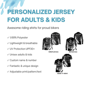 MTB 4 life MTB jersey kids UPF30+ mountain bike gear mens cycling jersey boys girls riding clothes| SLC275