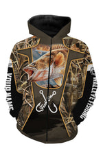 Load image into Gallery viewer, Walleye fishing Customized 3D All over printed Long sleeves, hoodie, Zip up hoodie - FSA18