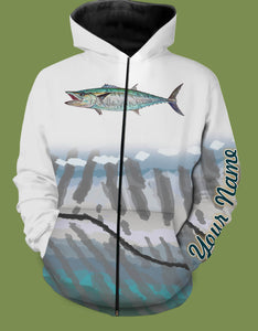 King fish king fishing shirts saltwater personalized custom fishing apparel shirts PQB10