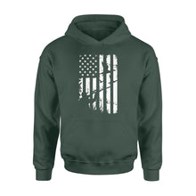 Load image into Gallery viewer, Duck Hunting American Flag Clothes, Shirt for hunter NQSD239 - Standard Hoodie
