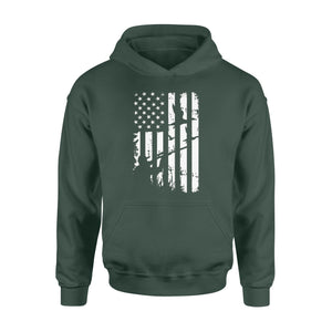 Duck Hunting American Flag Clothes, Shirt for hunter NQSD239 - Standard Hoodie