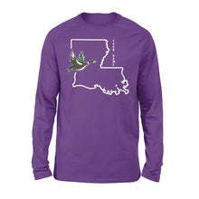 Load image into Gallery viewer, Hunting Teal Louisiana Duck Hunting shirt Long sleeve - FSD1163
