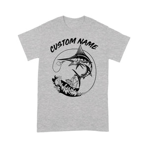 Custom Marlin Fishing T Shirts To Wear Deep Sea Fishing, Offshore Fishing Boat Outfits IPHW3880