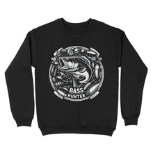 Load image into Gallery viewer, Sweatshirt - Fishing rules for bass hunter A55