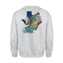 Load image into Gallery viewer, Crappie season Texas crappie fishing - Standard Fleece Sweatshirt