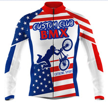 Load image into Gallery viewer, BMX Custom Cycling Jersey Mens Long&amp;Short Sleeve US Bicycle Motocross American Bike Extreme Sport| NMS792