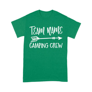 Family camping team Crew Shirt, Family Shirts, Custom team name Camping crew Shirt D01 NQS1320 - Standard T-shirt