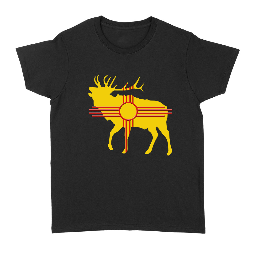 New Mexico Elk hunting Zia Symbol Women T-Shirt - FSD1181