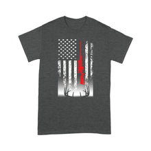 Load image into Gallery viewer, Deer hunting T-Shirt USA flag Shirts for Deer hunter - FSD869
