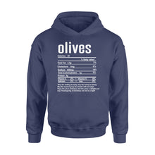 Load image into Gallery viewer, Olives nutritional facts happy thanksgiving funny shirts - Standard Hoodie