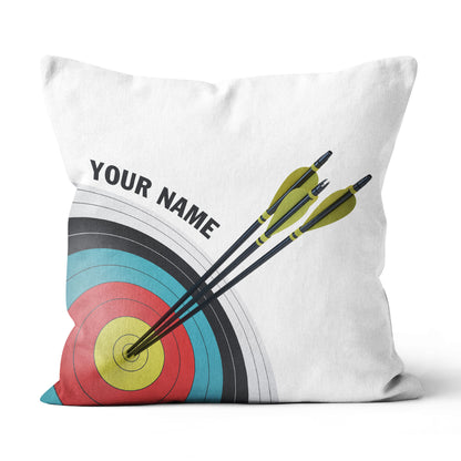 Personalized Archery 3d Target Pillow Best Custom Throw Pillows Gifts TDM0746