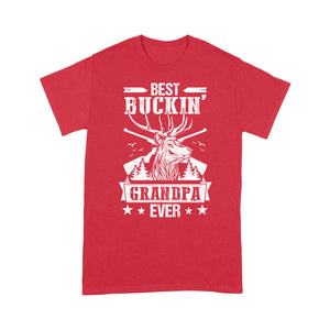 Best buckin' grandpa ever, hunting gifts for grandpa T-shirt TAD02