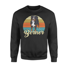 Load image into Gallery viewer, Custom name Berner dog personalized gift Crew Neck Sweatshirt