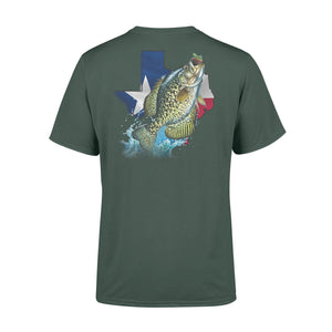 Crappie season Texas crappie fishing - Standard T-shirt