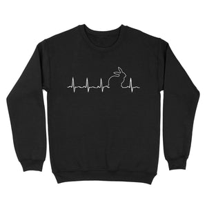 Men’s Rabbit hunting Shirt, Rabbit Pulse Heartbeat Sweatshirt - FSD3787 D06