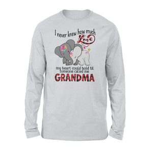 Love grandma, grandmother 's shirt, gift  for grandma NQS779 D03 - Standard Long Sleeve