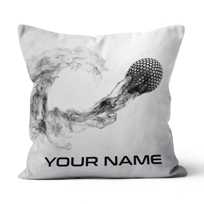 Smoke Golf Ball Custom Golf Throw Pillow Personalized Cool Golf Gifts LDT1124