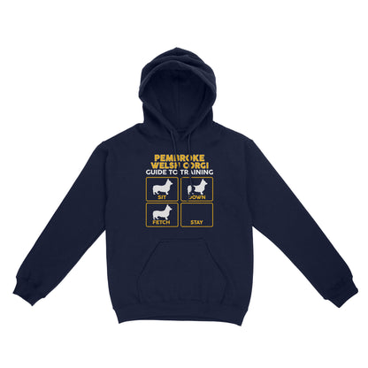Pembroke Welsh Corgi Standard Hoodie | Funny Guide to Training dog - FSD2409D08