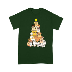 Dog Christmas Tree, Merry Dogmas, Christmas Dog shirts, Dog Lover NQSD67 - Standard T-shirt