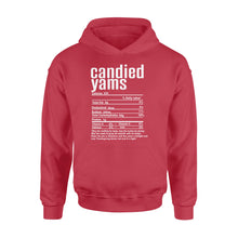 Load image into Gallery viewer, Candied yams nutritional facts happy thanksgiving funny shirts - Standard Hoodie