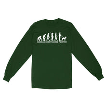 Load image into Gallery viewer, Funny German Shorthaired Pointer Dog Evolution Long sleeve FSD3778 D02
