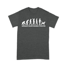 Load image into Gallery viewer, Funny German Shorthaired Pointer Dog Evolution T-shirt FSD3778 D02