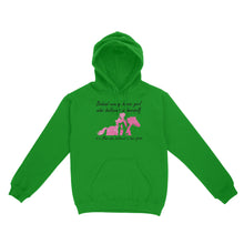 Load image into Gallery viewer, Behind every horse girl who believes in herself is a mom who believed in her first D03 NQS3157 Hoodie