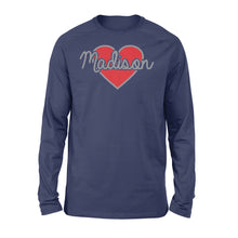 Load image into Gallery viewer, Heart Personalized Valentine Long sleeve - Gift for Boyfriend, Girlfriend on Valentine day - FSD1007