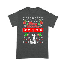 Load image into Gallery viewer, Merry Christmas Hunting standard T-shirt Hunting dog - Christmas gift ideas for hunter FSD585