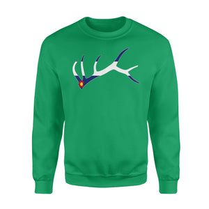 Colorado elk hunting horn NQS1114 D03 - Standard Crew Neck Sweatshirt